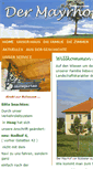 Mobile Screenshot of mayrhof.at